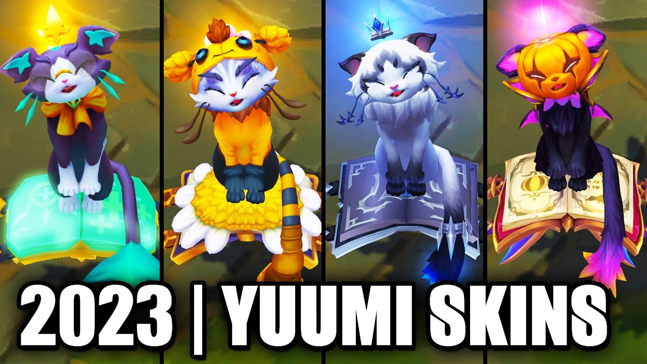 ALL YUUMI SKINS SPOTLIGHT 2023 | League of Legends