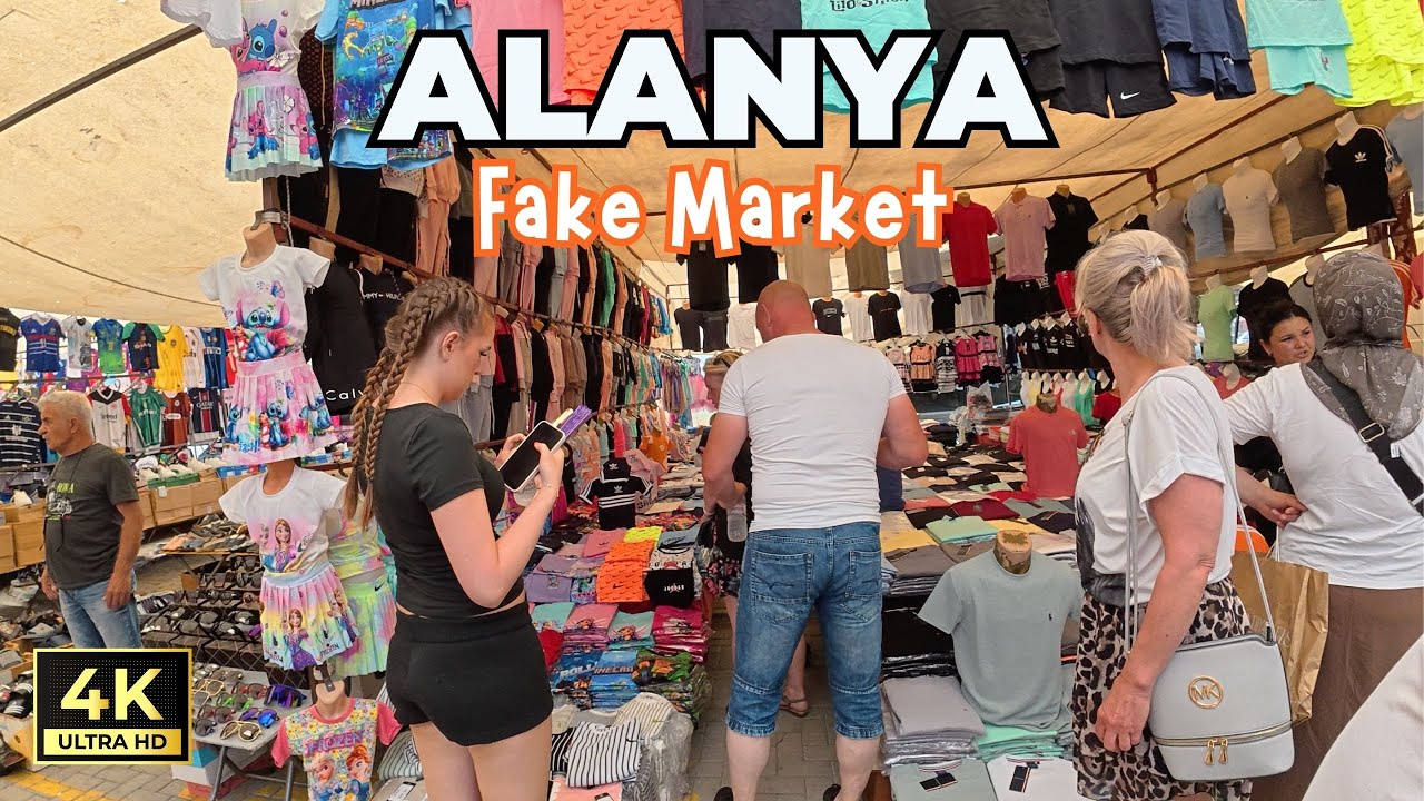 Alanya Mahmutlar Tuesday Fake Market | June 3, 2025 [4K HD/60 fps]