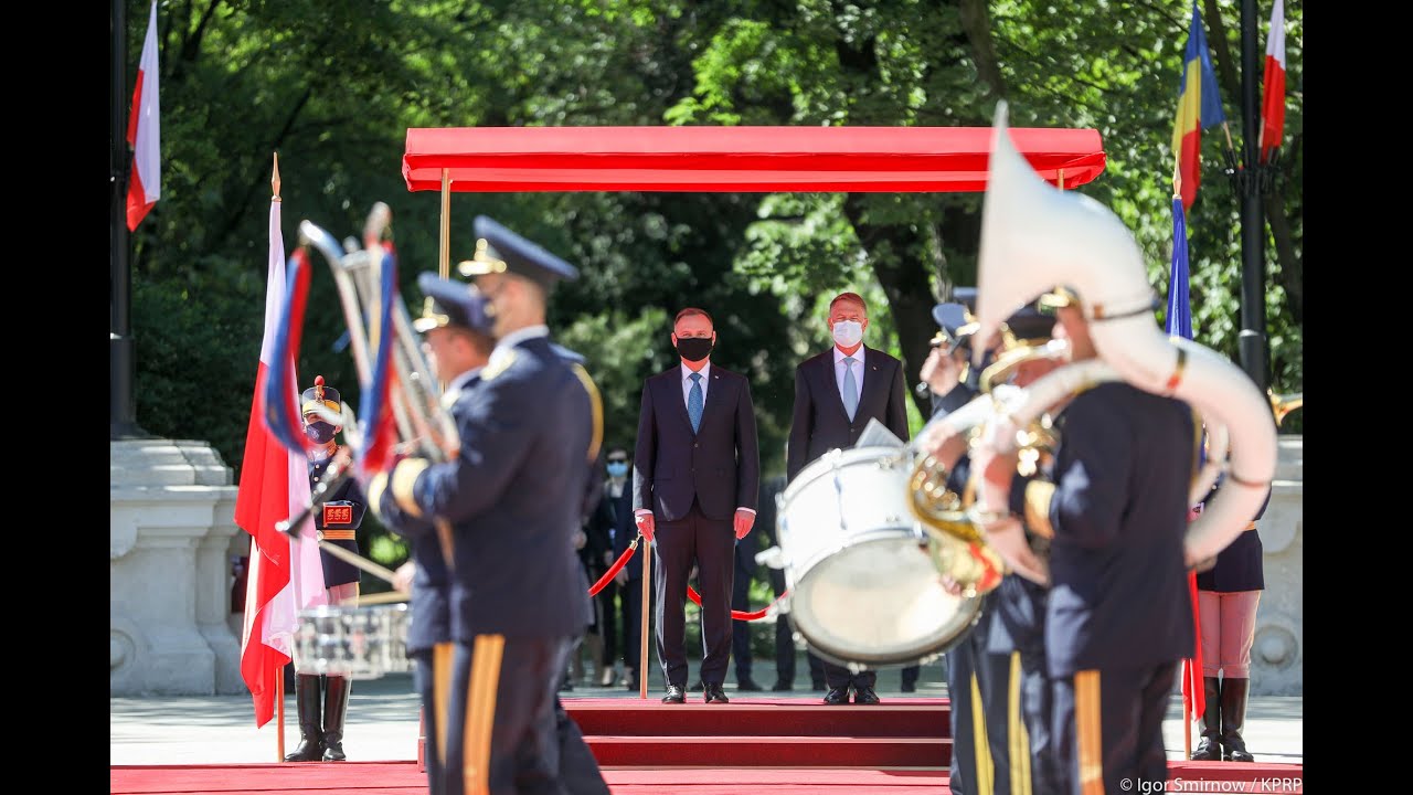 Powitanie Prezydenta RP w Bukareszcie