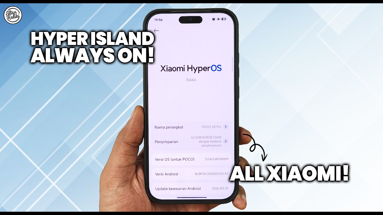 WAJIB COBA! Cara Hyper Island HyperOS 3 Aktif Permanen - BISA DI SEMUA XIAOMI, REDMI & POCO!