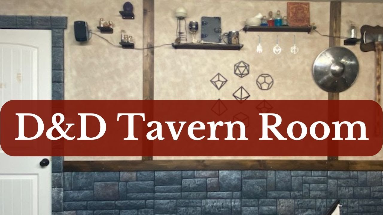 D&D Tavern Room Tour - Come Explore our Game Room!