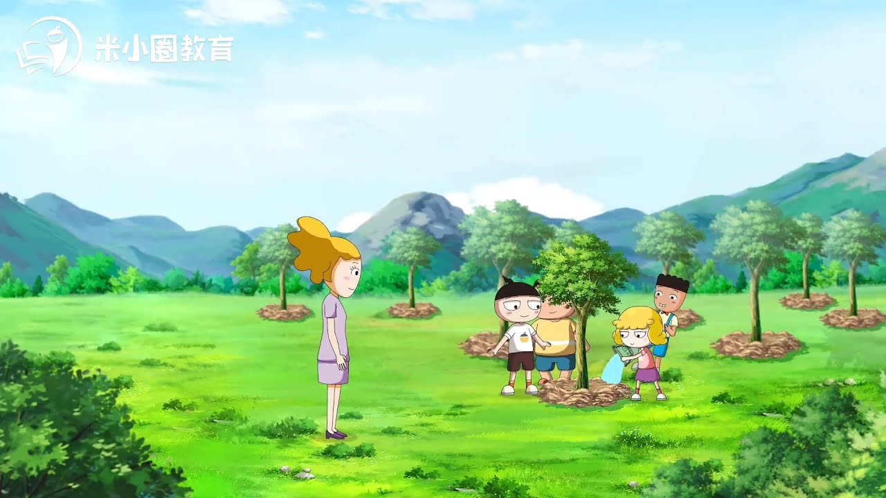 5 木字家族--米小圈动画汉字