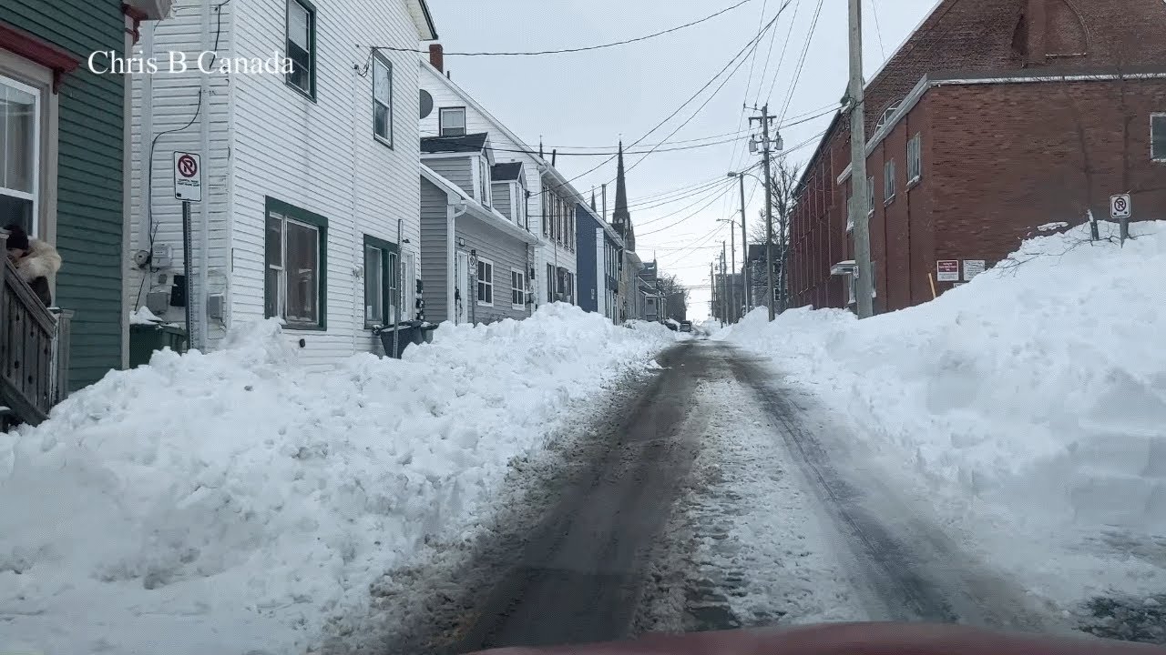 Trapped Inside For Two days , Some For longer | PEI Big Feb Snowstorm