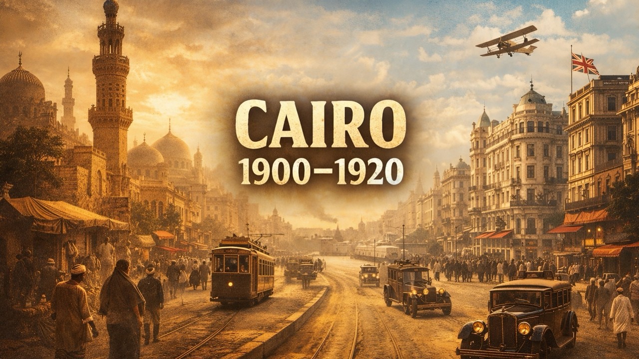 Cario 1900s : A City Reborn Egypt (AI Reconstruction)
