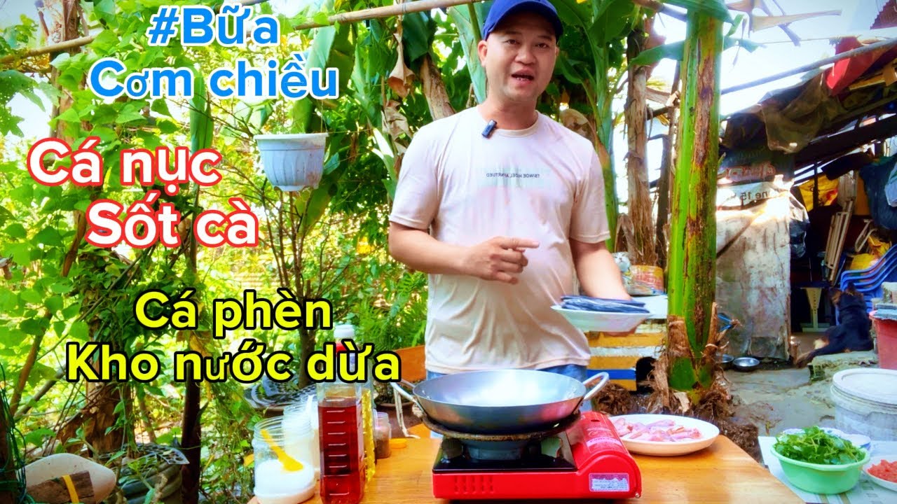 Lại nhớ đến món cá nục chiên giòn sốt cà , thêm món mới cá phèn kho nước dừa | cơm chiều 