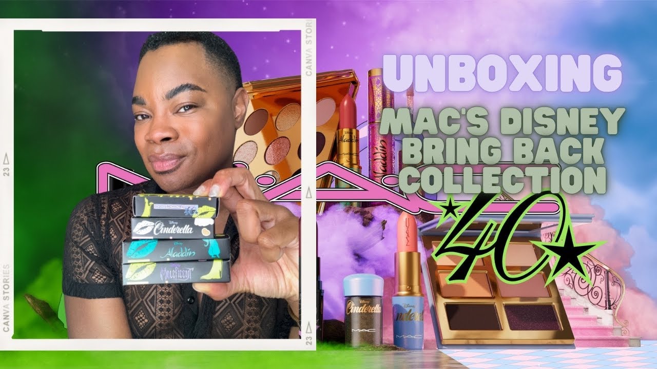 UNBOXING: MAC DISNEY BRING BACK COLLECTION| ALLADIN, CINDERELLA AND MALEFICENT