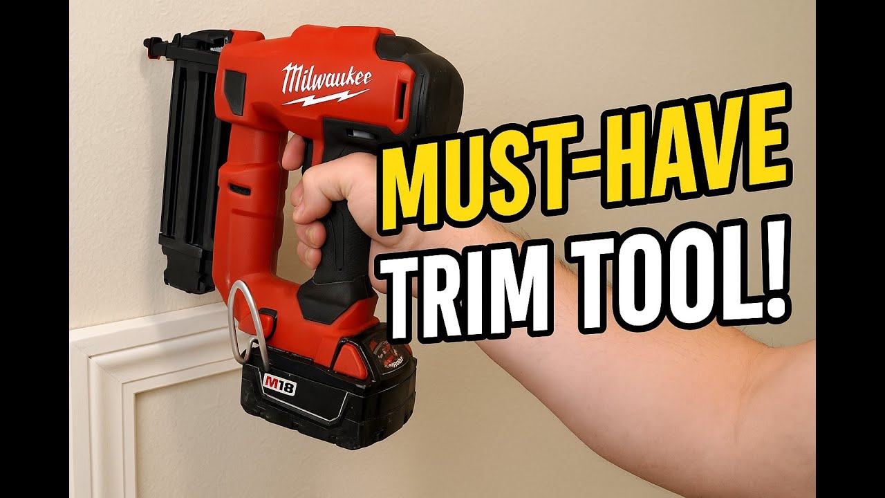 Milwaukee M18 18GA Brad Nailer – A Must-Have for Precision Trim Work!