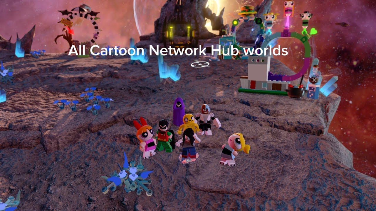 Exploring Every Cartoon Network Hub in LEGO Dimensions (No Commentary)