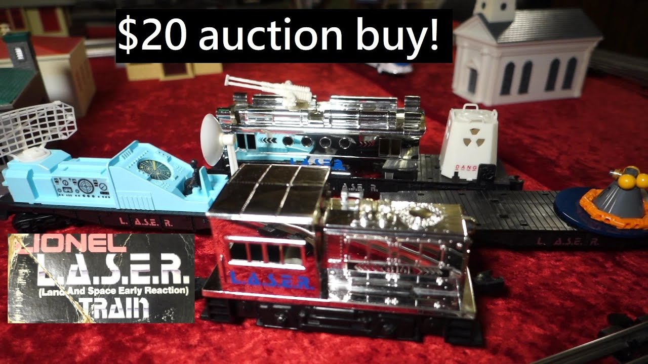 1981 Lionel L.A.S.E.R starter set - unboxing/cleaning/modifying to run on AC power 6-1150