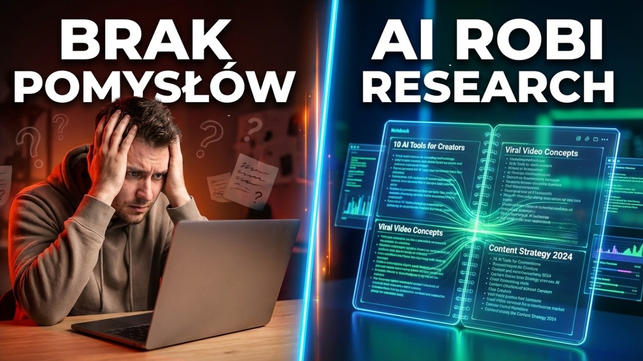 NotebookLM znalazł mi pomysły na filmy — tak robię research do YouTube