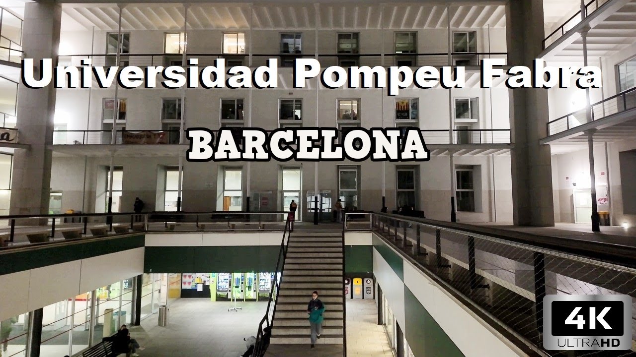 Barcelona Recorrido a Pie por la Universidad Pompeu Fabra - Campus de la Ciudadella [4K, 60ftps]