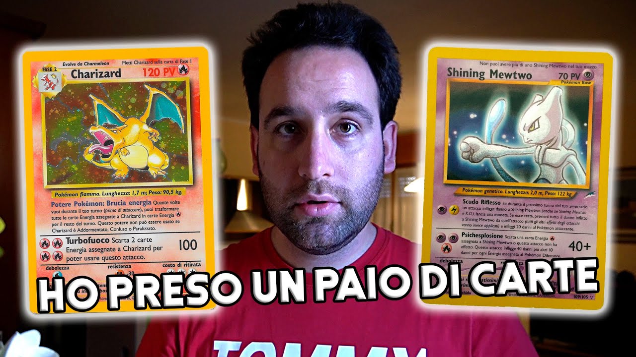 HO COMPRATO CHARIZARD SET BASE E SHINING MEWTWO (Pokémon Trading Card Game ITA)