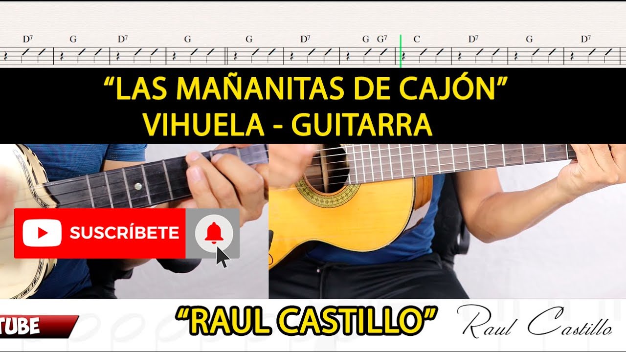 LAS MAÑANITAS DE CAJON VIHUELA GUITARRA