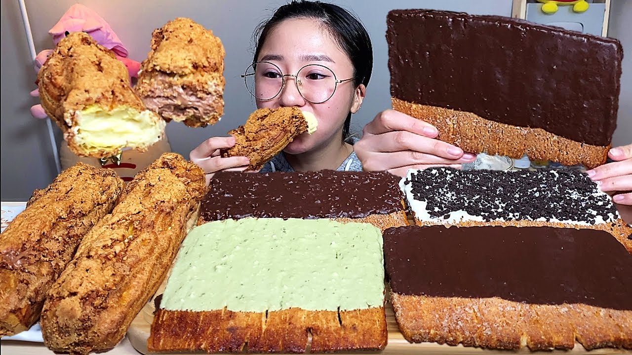 진주 꺄레 4가지 빨미까레 2가지 크로칸슈 먹방 Dessert Mukbang