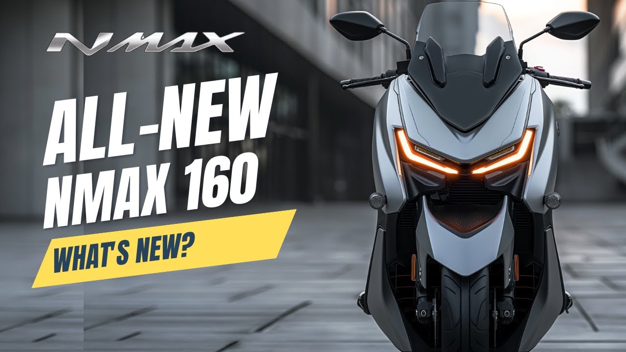 Совершенно новый Yamaha NMAX 160 2025 года &mdash; новые функции и улучшения