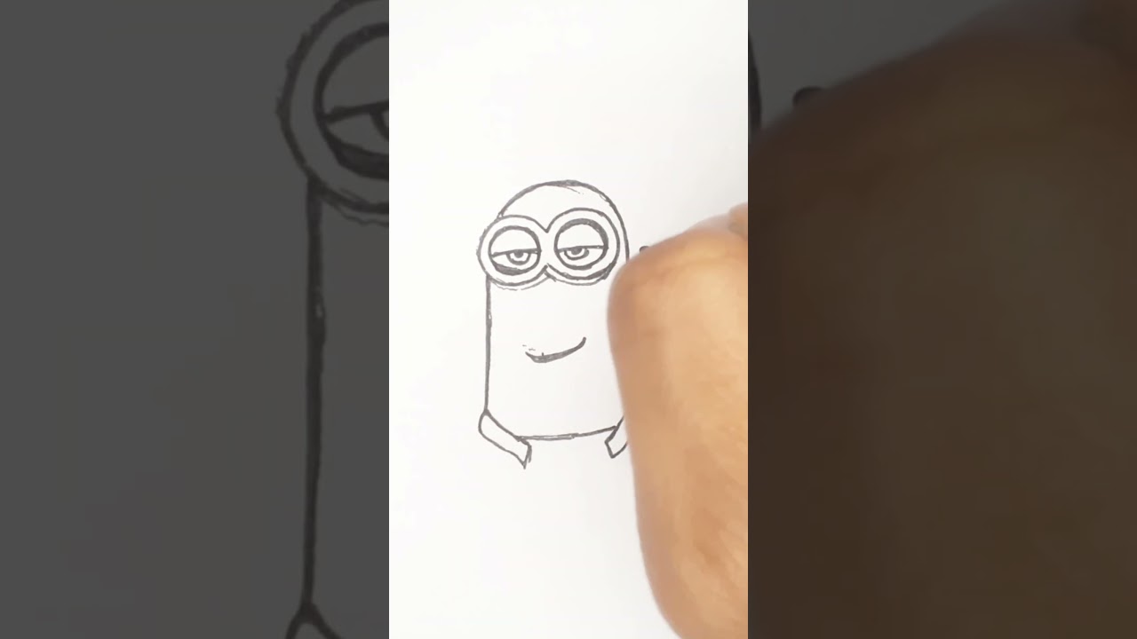 HOW TO DRAW KEVIN MINIONS - ART TUTORIAL