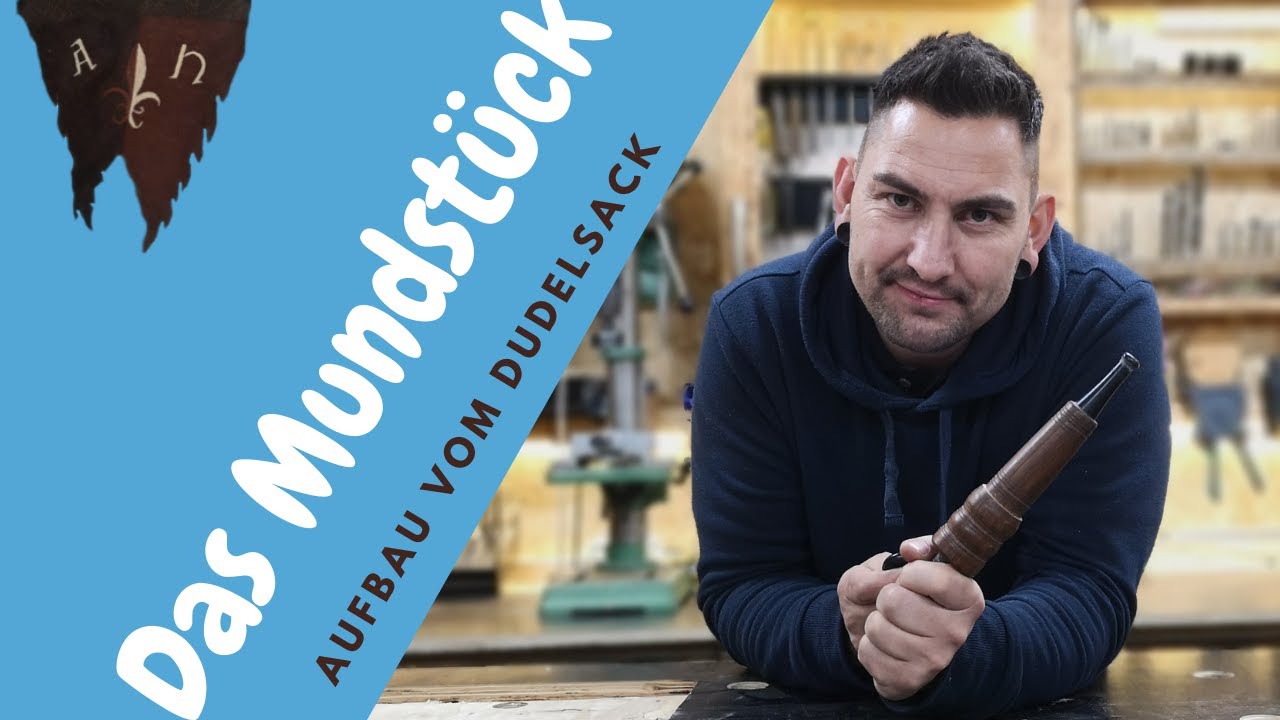 Die Luftversorgung von einem Dudelsack (Marktsackpfeife)