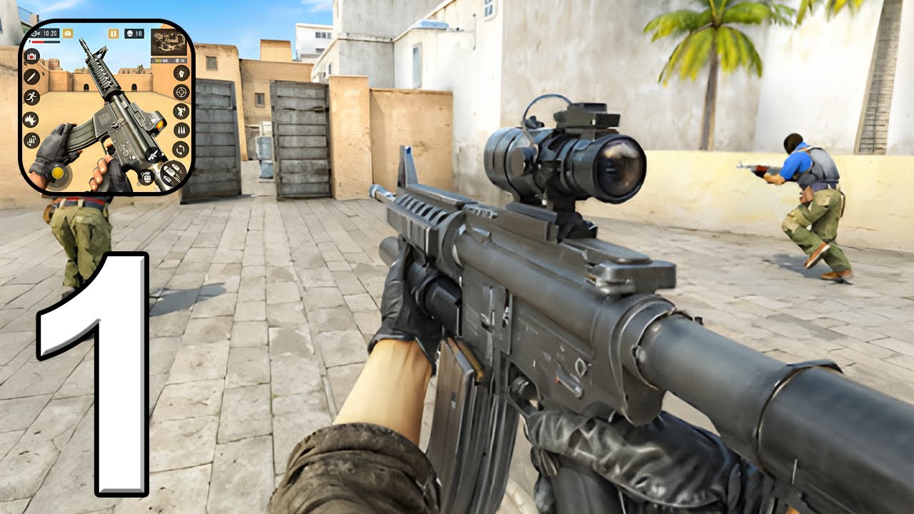 Real Commando Shooting Game Android Gameplay - Part 1