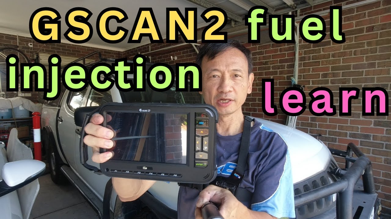 Обучение малому количеству впрыска программистом G-SCAN 2 на MITSUBISHI L200 TRITON