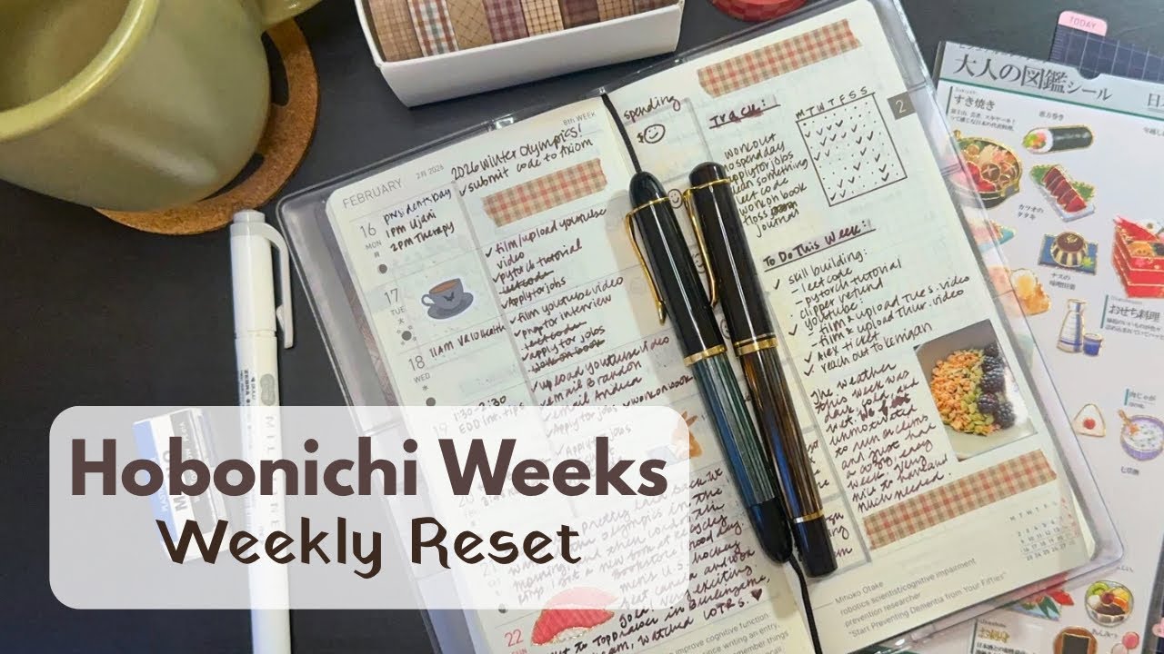 Hobonichi Weeks | Weekly Reset
