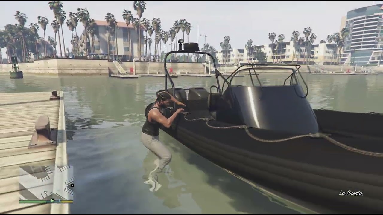 Searching for my lost boat in GTA.