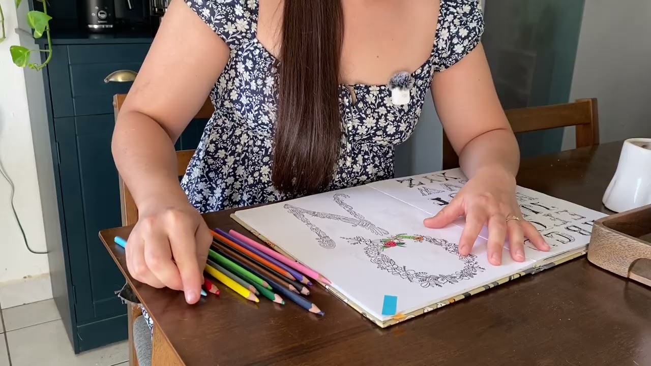 ASMR coloreando + chismecito 