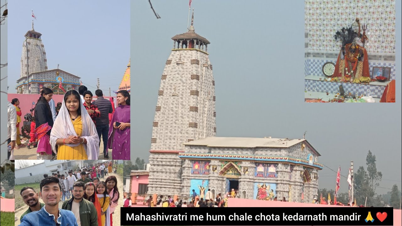 Mahashivratri 🥰me hum chale chota #kedarnath mandir 🙏❤️