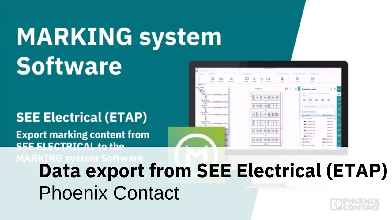 MARKING system software - Data export from SEE Electrical