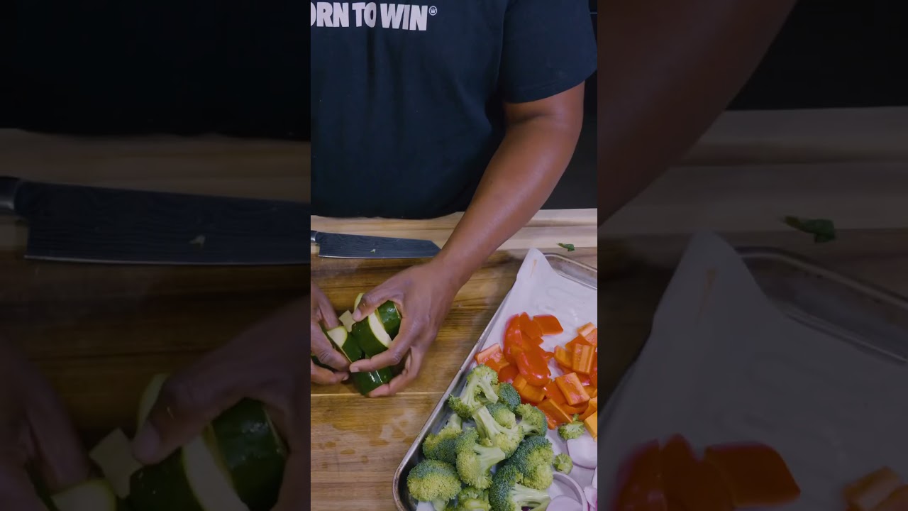 How to make roasted vegetables to balance those big back meals 😂