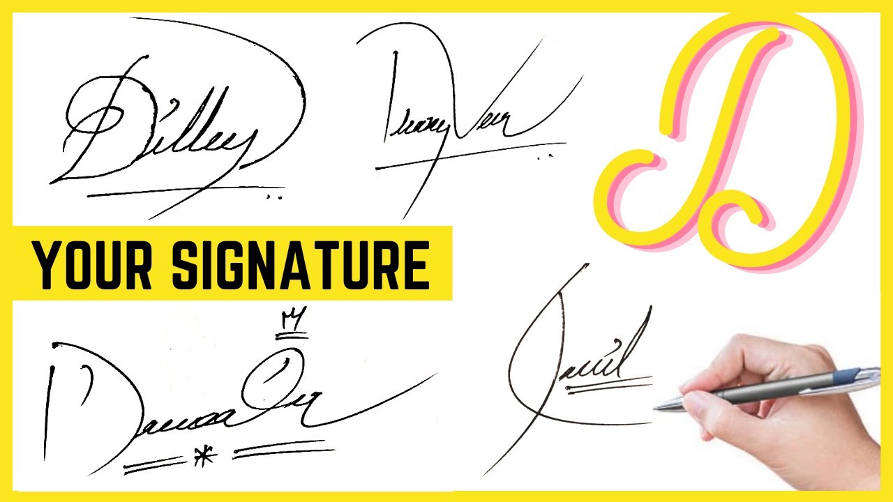 ✍️D signature| d signature styles| how to make D signature| D simple signature