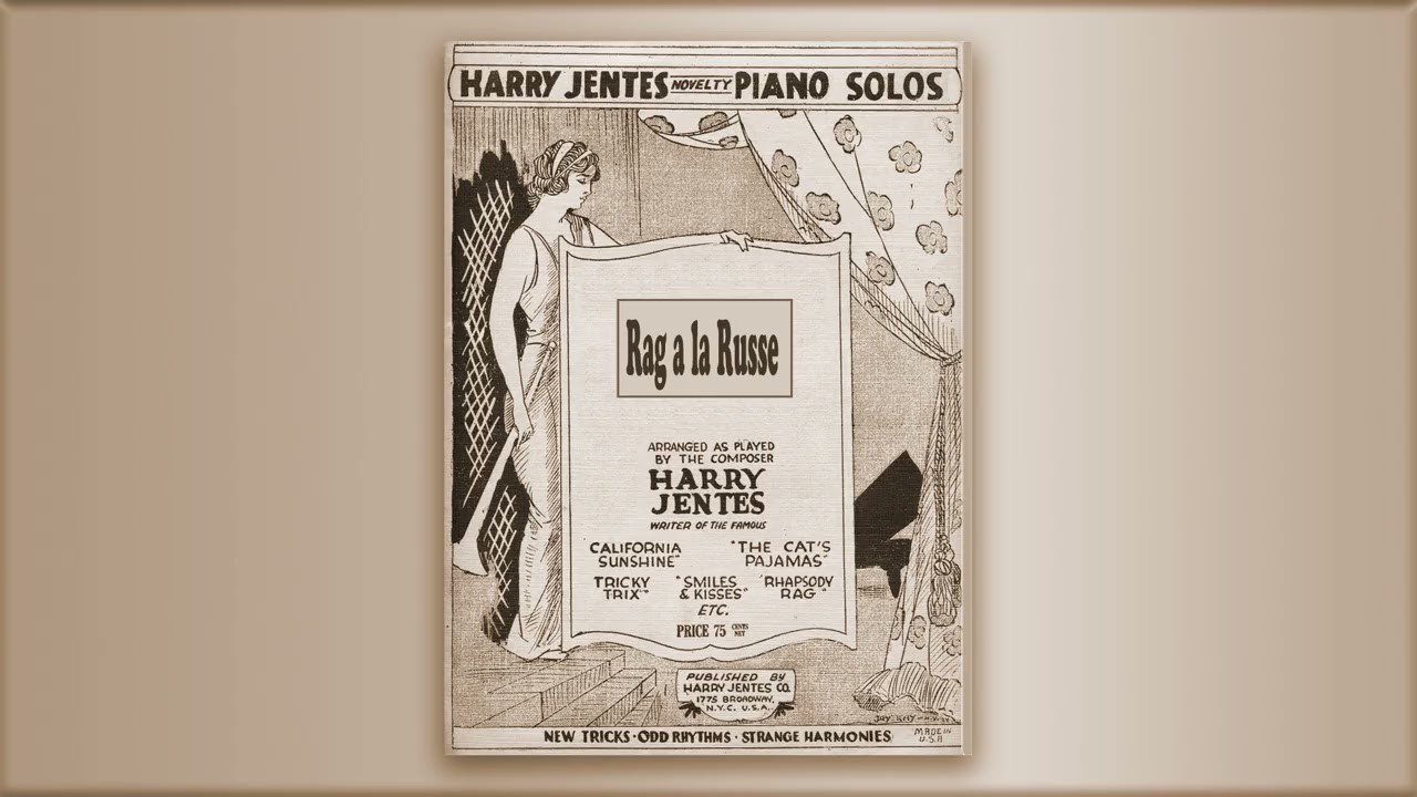 Rag A La Russe - Harry Jentes & Paul Ash - RagTime - Midi - Piano - 1927
