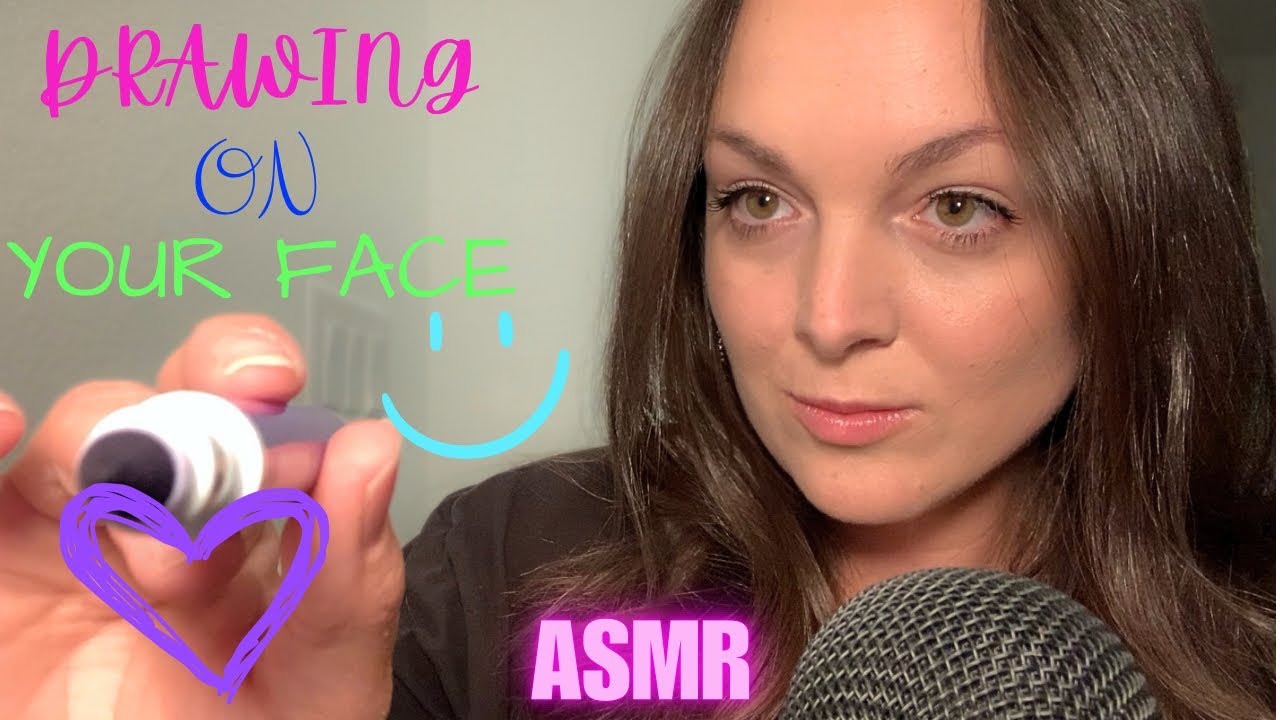 ASMR Drawing On Your Face🎨(Role-play, Personal Attention, Whispering)
