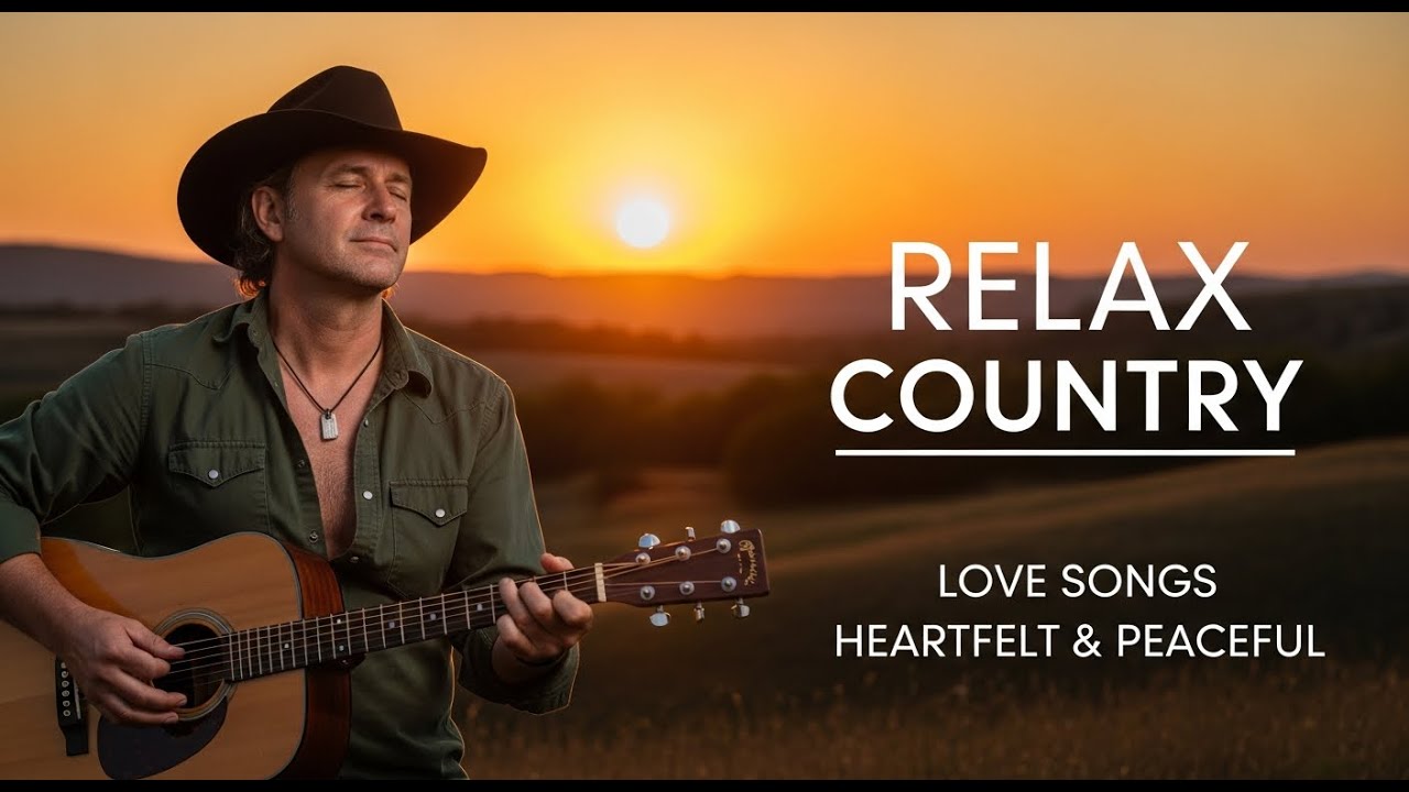 Heartfelt Country Songs 💛 Relaxing Acoustic Music for Calm & Peace