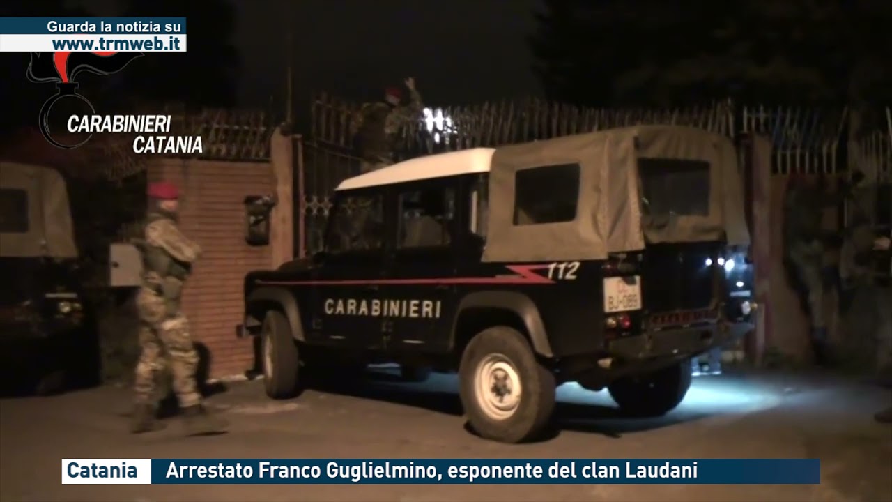 Catania - Arrestato Franco Gugliemino, esponente del clan Laudani