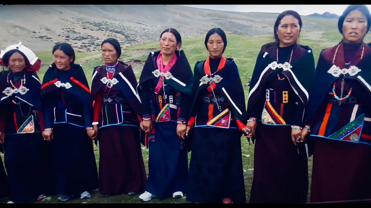 Dolpo Bentsang Cultural Dance With Beautiful Environment.