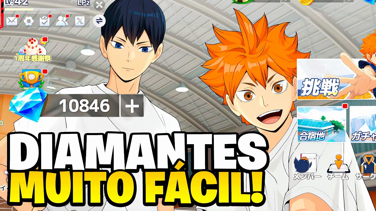 Como Conseguir MUITOS DIAMANTES e TICKETS no NOVO JOGO Haikyuu Fly High!
