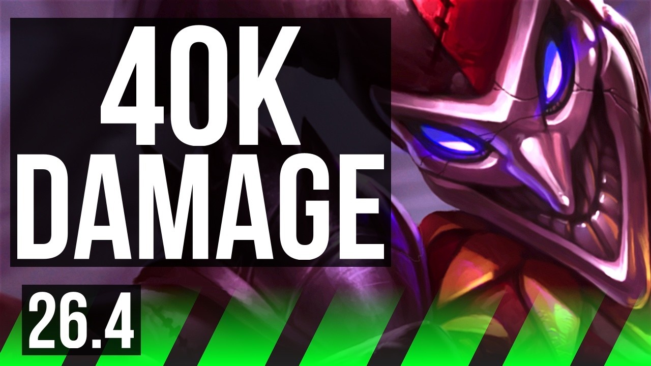SHACO vs REK'SAI (JGL) | Good KDA: 28/1/6, 40K damage | EUW Master | 26.4