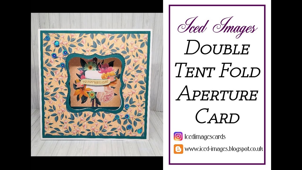 Double Tent Fold Aperture Card Tutorial
