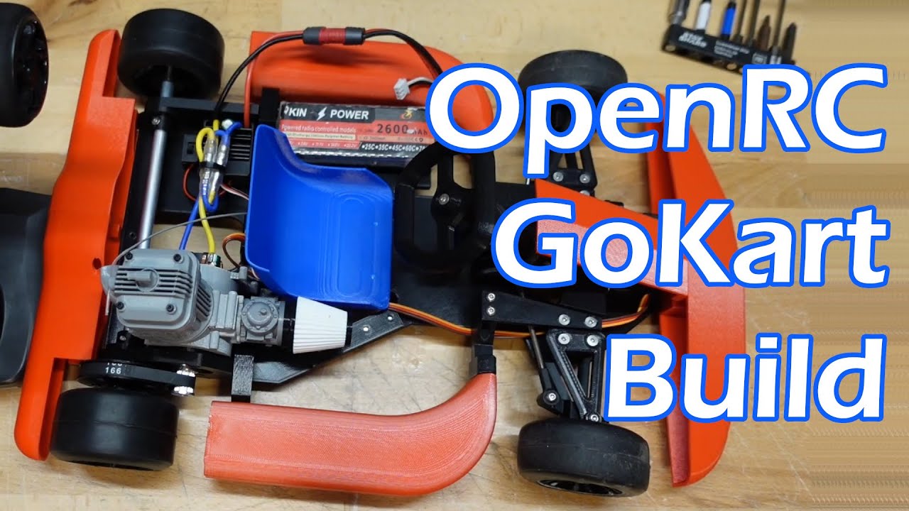 OpenRC GoKart Build - Fully 3D Printed Scale GoKart