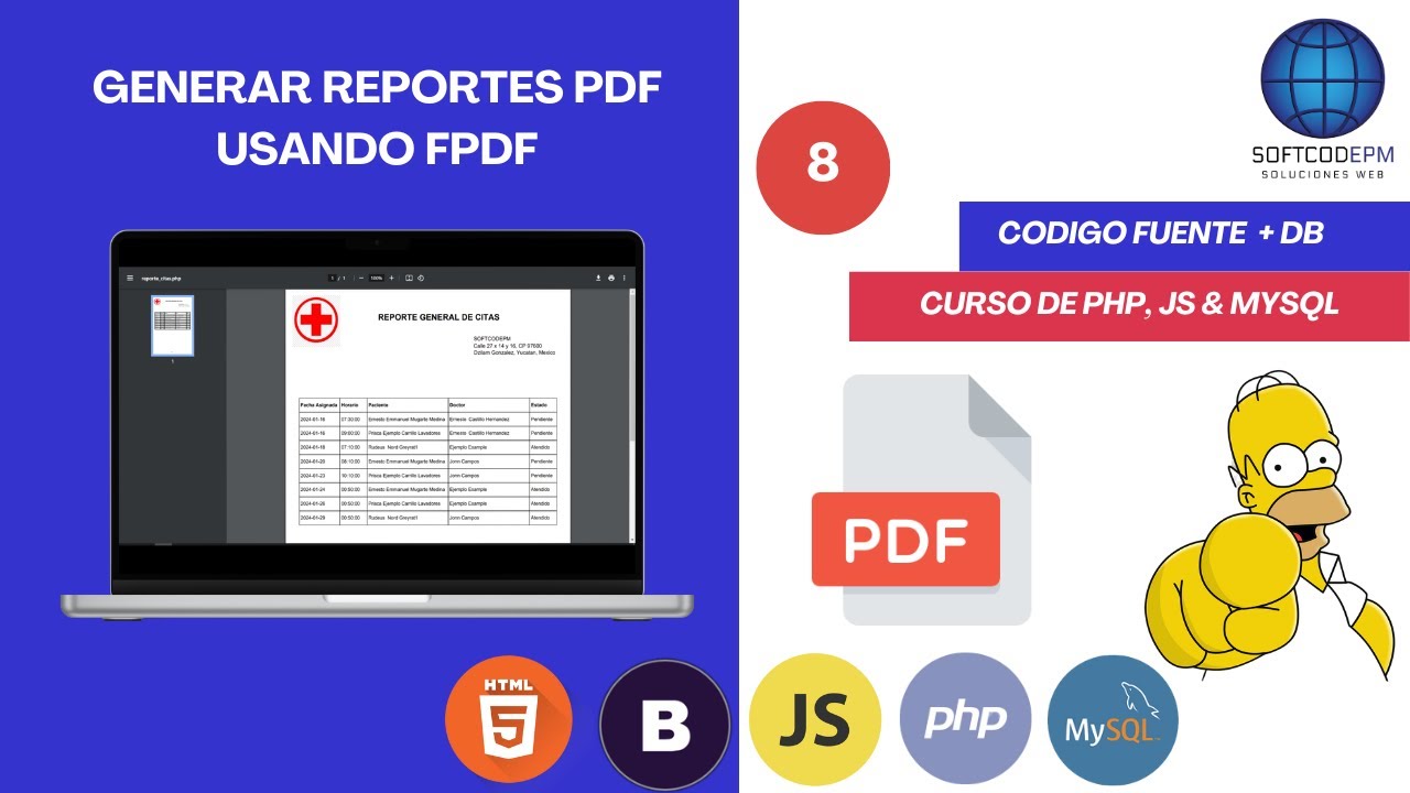 09. Sistema CRUD - Reportes PDF - PHP , FPDF & MYSQL