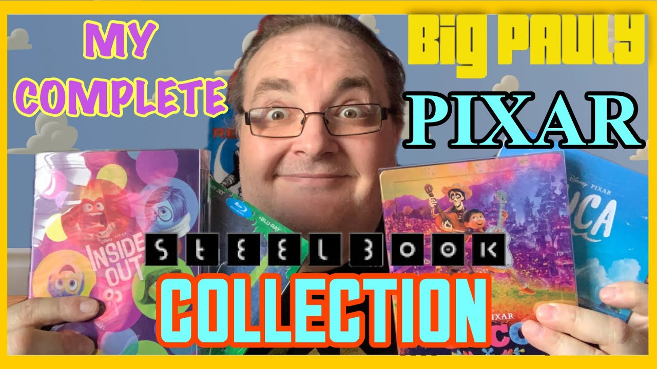My Complete PIXAR Steelbook Collection - Toy Story to Luca