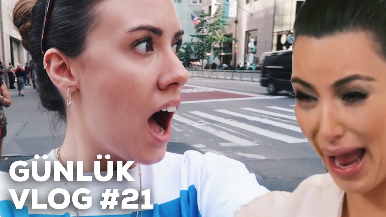 KIM KARDASHIAN İLE NY SOKAKLARINDA KARŞILAŞMAK | New York Vlog #1