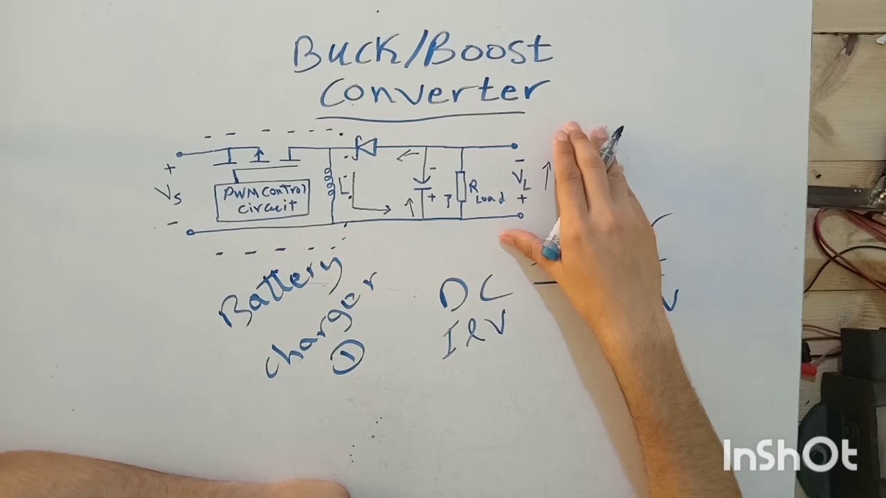 رحلة الالكترونيات العمليه 23: Buck/Boost Converter 1