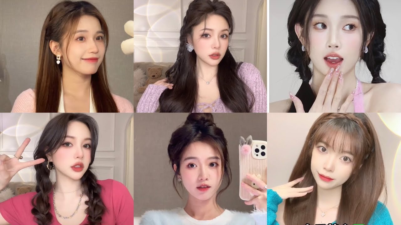Những kiểu tóc tiểu thư đẹp, dễ làm trên Douyin của các tỷ tỷ xứ Trung