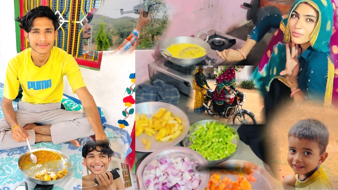 एक दिन में दो - दो special दाल बाटी और special टिक्कड़ ❤️🥰