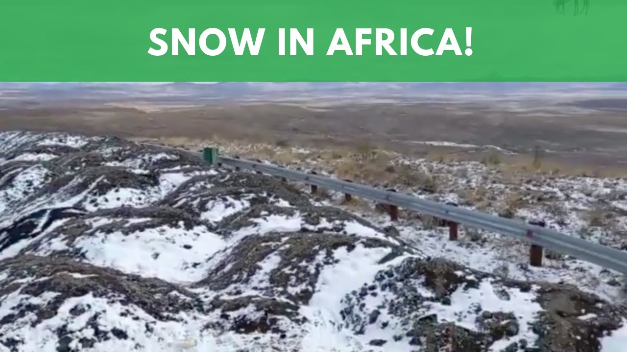 Snow in Africa!