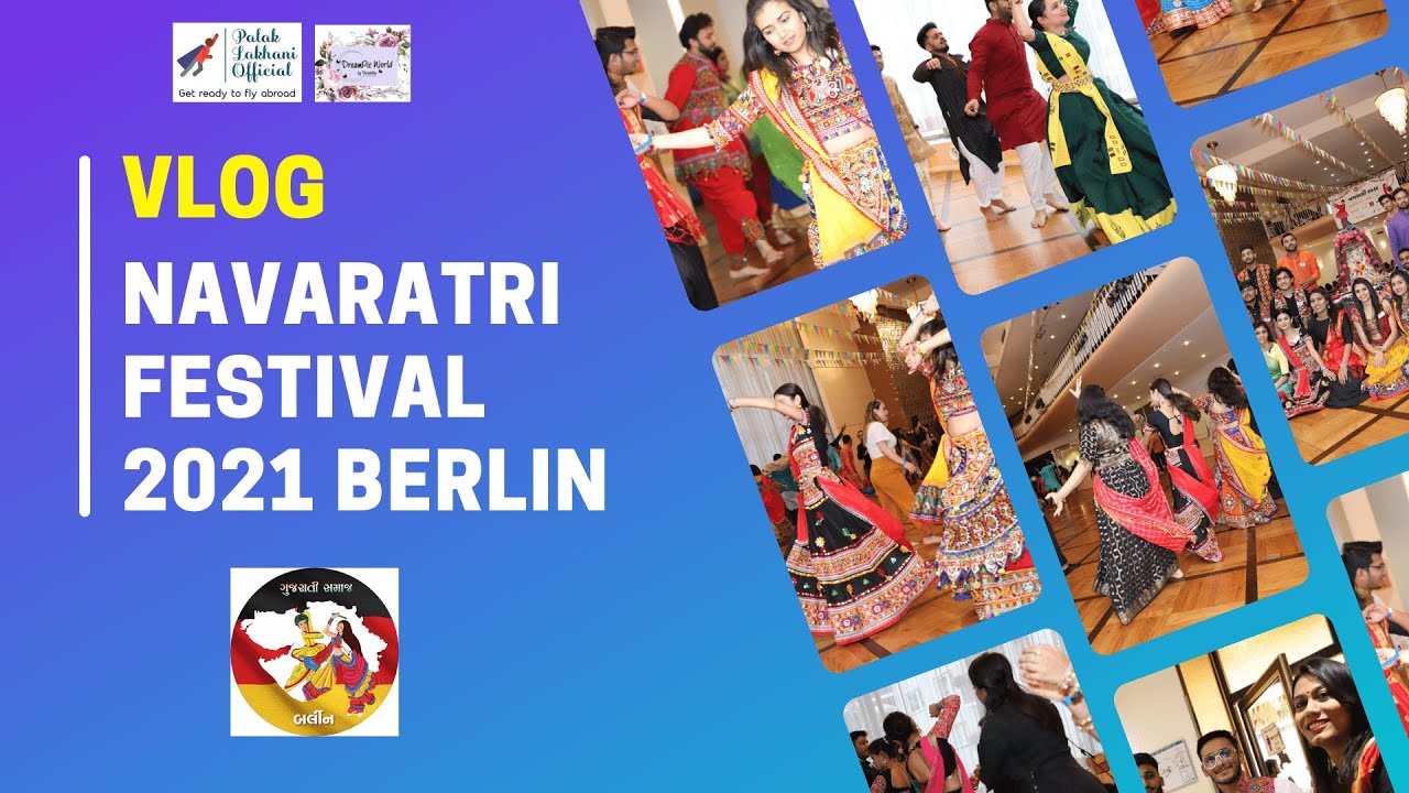 Vlog - Navaratri Function Berlin | Garba in Germany | Palak Lakhani | Gujarati Samaj Berlin