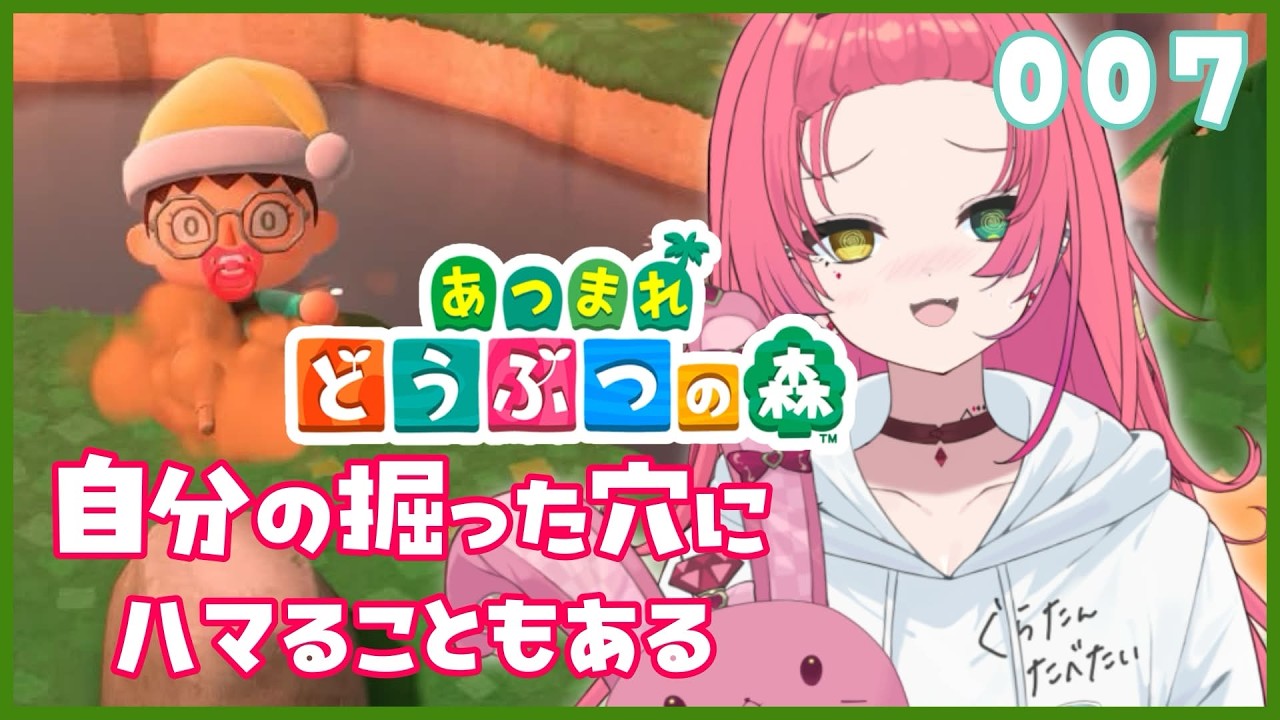 【#あつまれどうぶつの森 】初見さん大歓迎✧落とし穴を作ったわけじゃないんだ【#VTuber / 赤石グラナ】