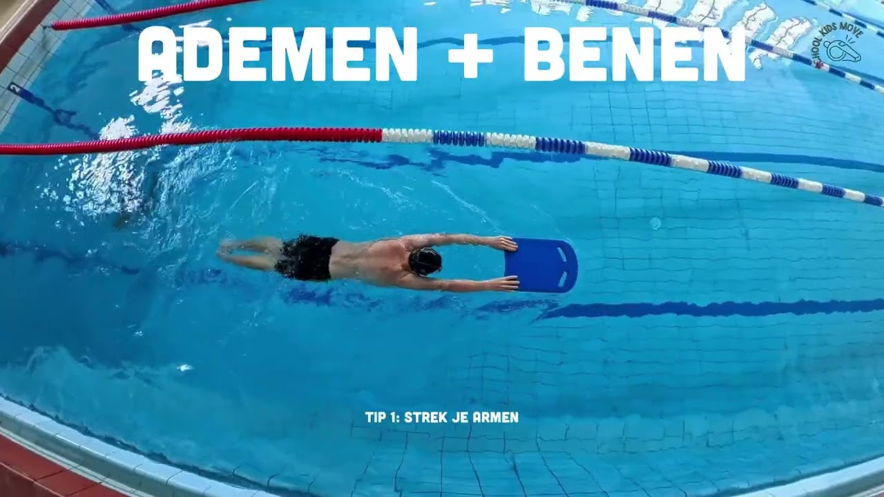 SCHOOLSLAG: beenbeweging + ademhaling (plankje)