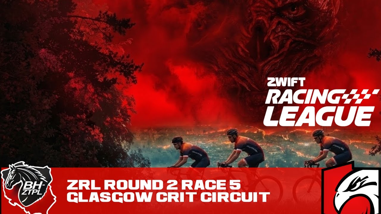 Into the Upside Down! ZRL R2 Race 5 &ndash; Glasgow Crit Circuit |  Open Shamrock C1 | BH ZTPL C-Horses